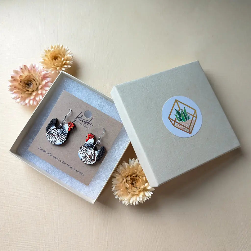 Chicken Earrings Dangle And Drop