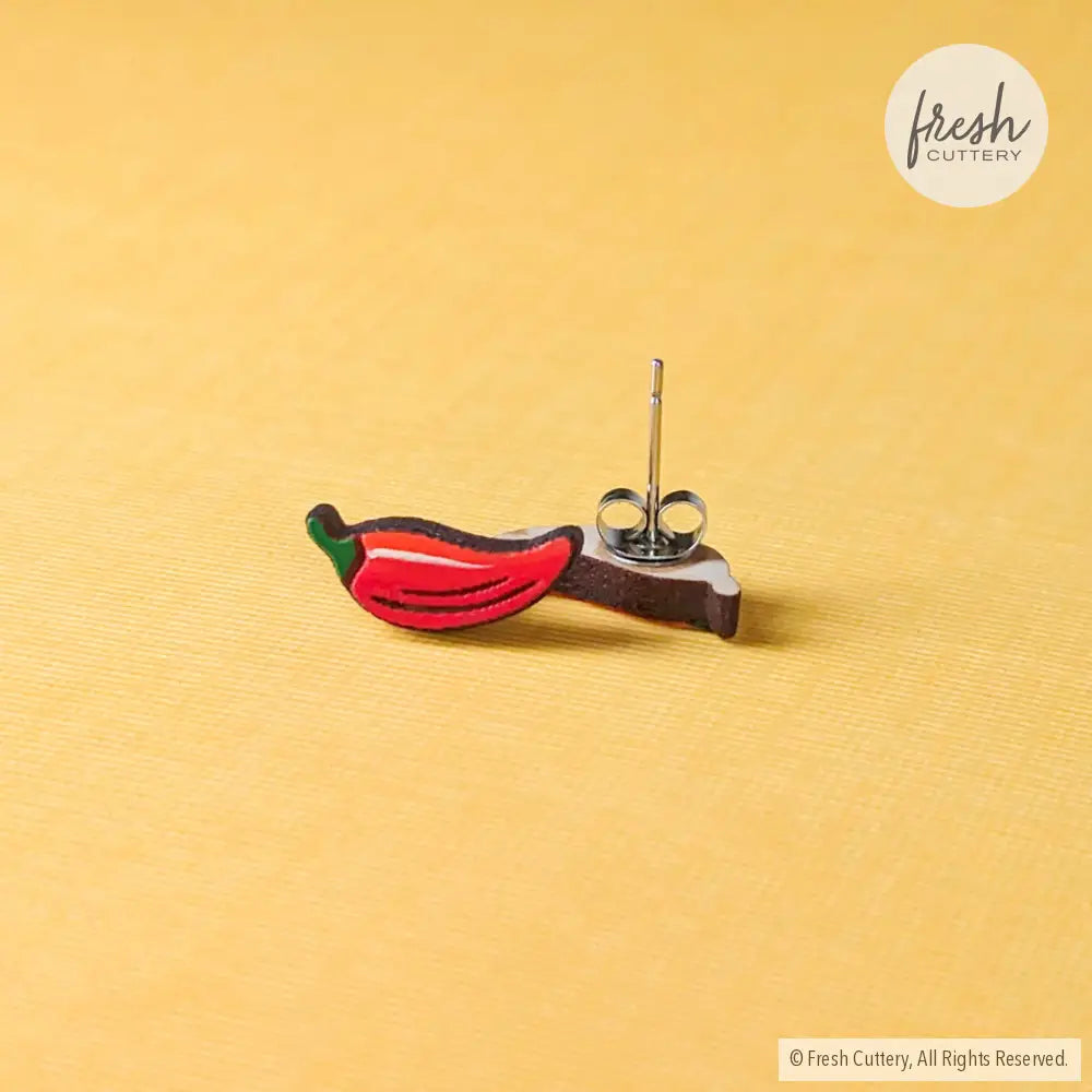 Chili Pepper Studs