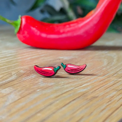 Chili Pepper Studs