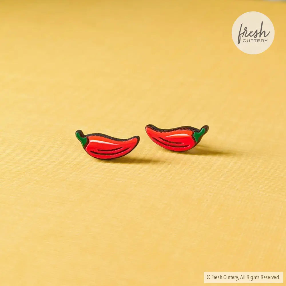 Chili Pepper Studs