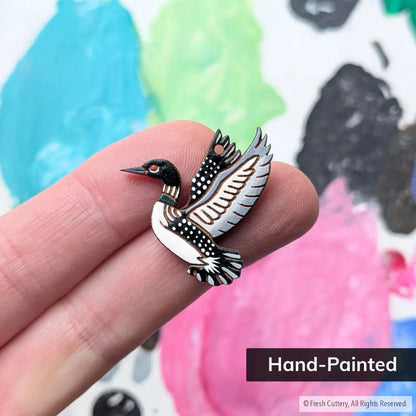Common Loon Earrings - Dangle and Drop Earrings