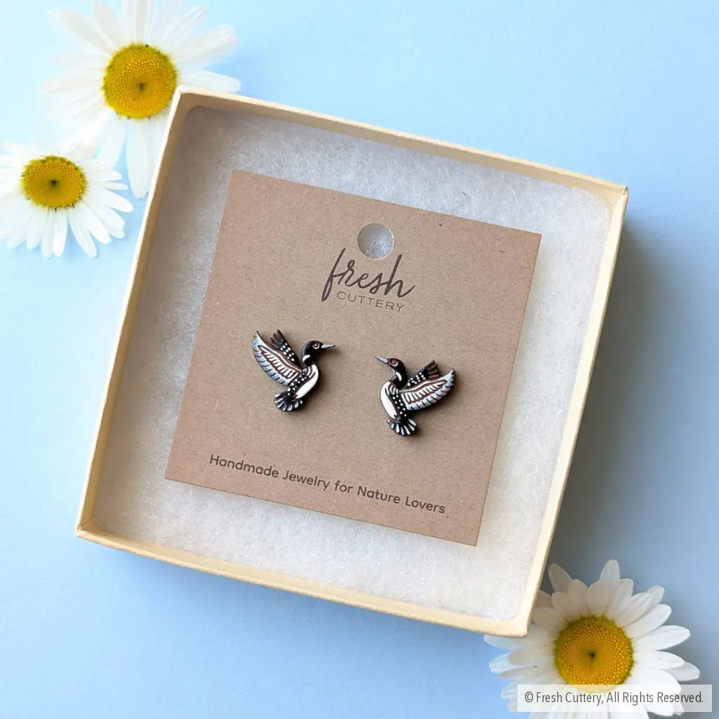 Common Loon Studs - Studs