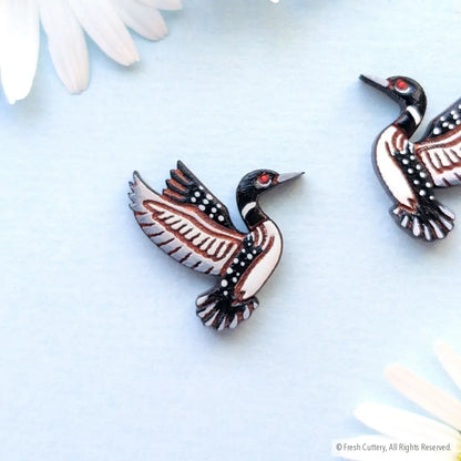 Common Loon Studs - Studs