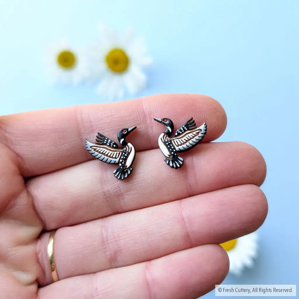 Common Loon Studs - Studs