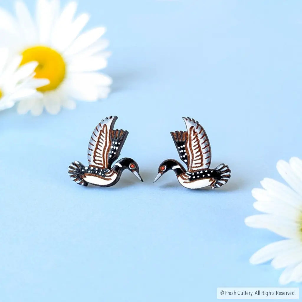 Common Loon Studs - Studs