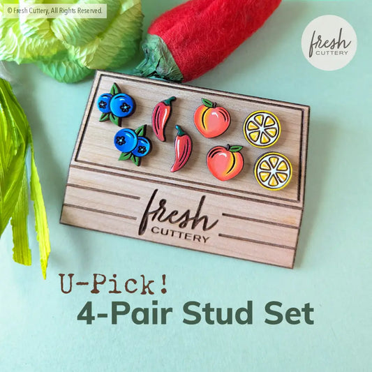 Create Your Own 4-Pair Stud Set Studs