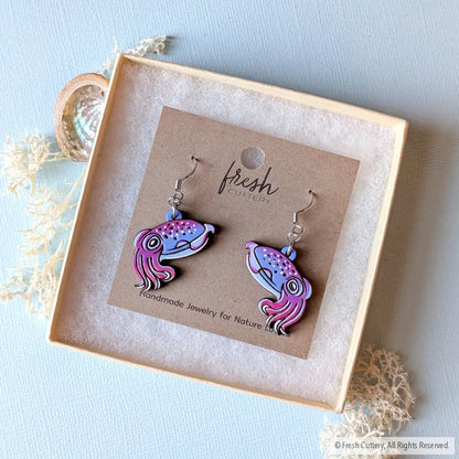 Cuttlefish Earrings Dangle and Drop Earrings