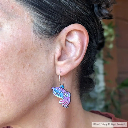 Cuttlefish Earrings Dangle and Drop Earrings