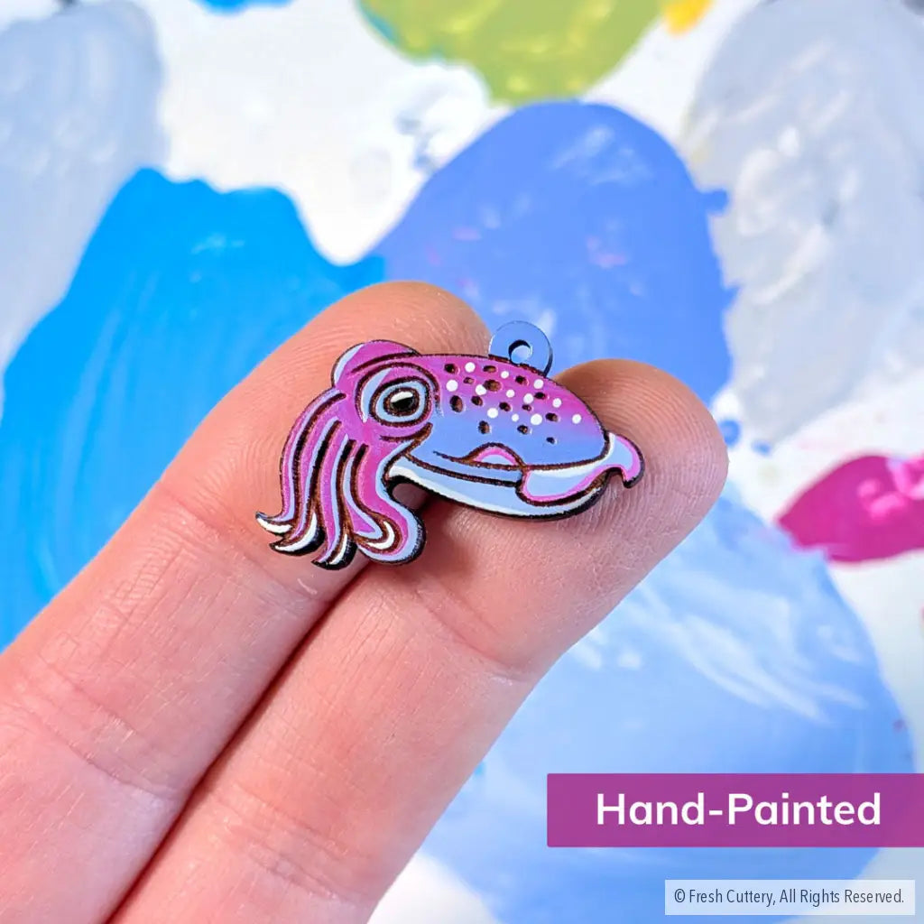Cuttlefish Earrings - Dangle and Drop Earrings