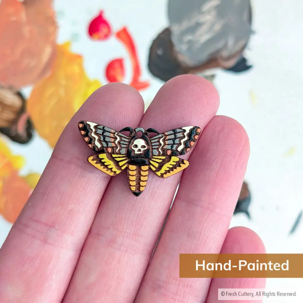 Death’s-head Hawkmoth Earrings - Dangle and Drop Earrings
