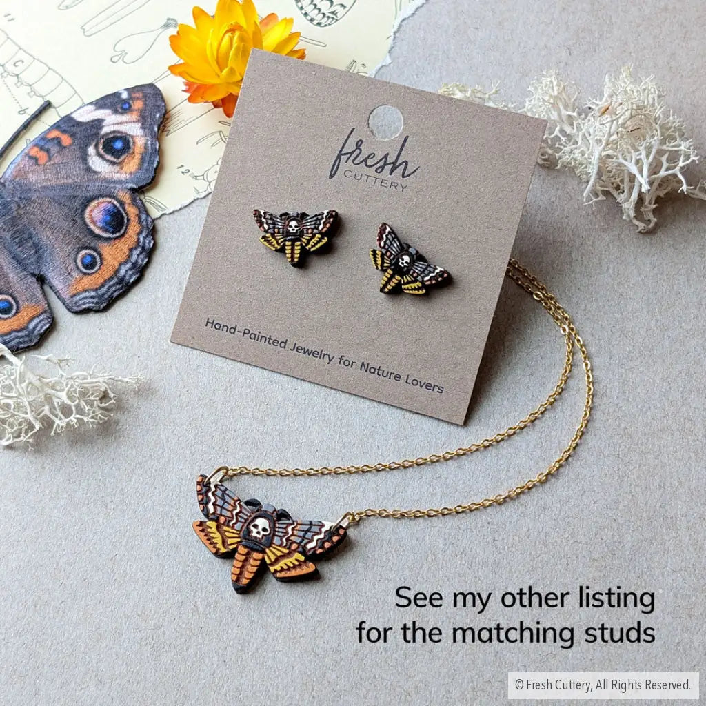 Death’s-head Hawkmoth Necklace - Necklaces