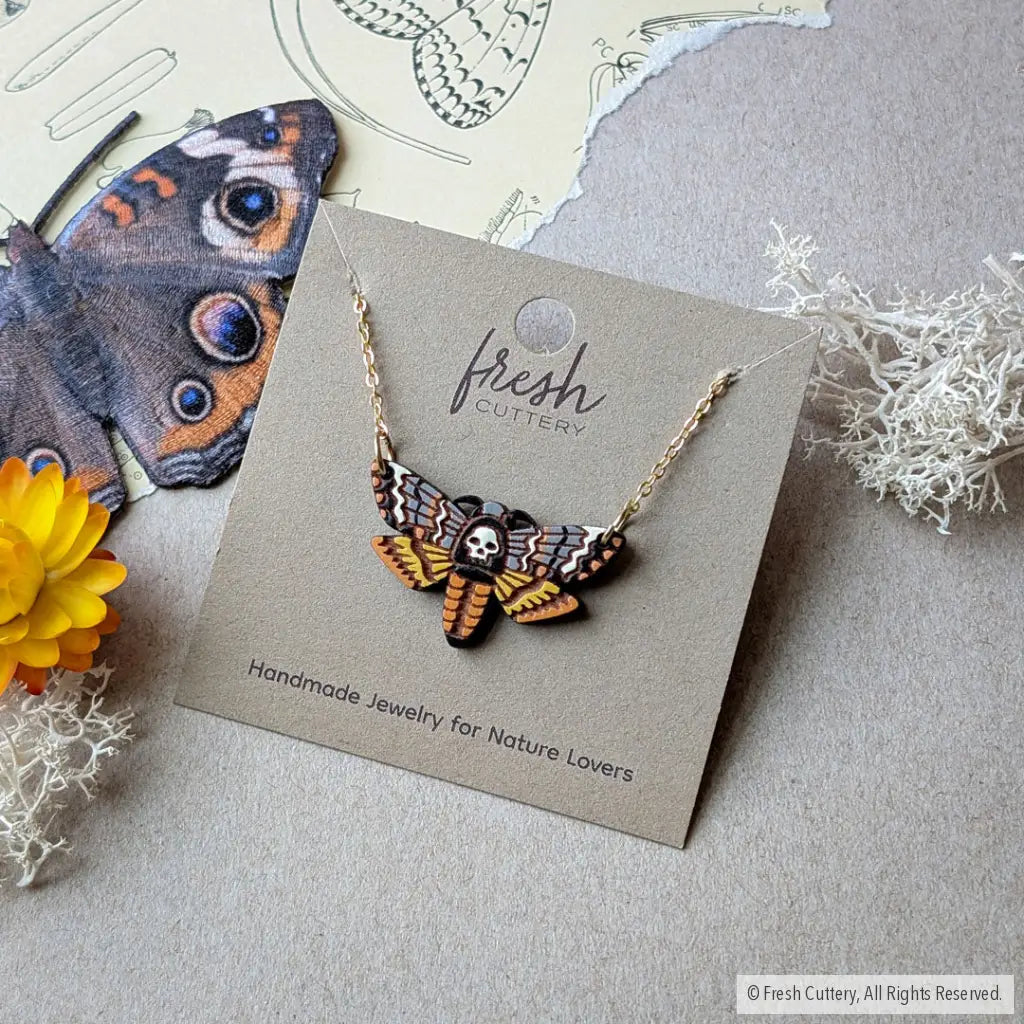 Death’s-head Hawkmoth Necklace - Necklaces