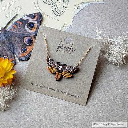Death’s-head Hawkmoth Necklace - Necklaces
