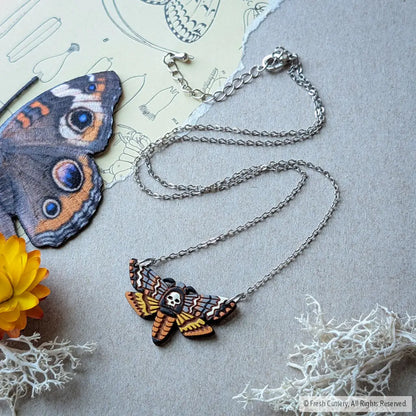 Death’s-head Hawkmoth Necklace - Necklaces