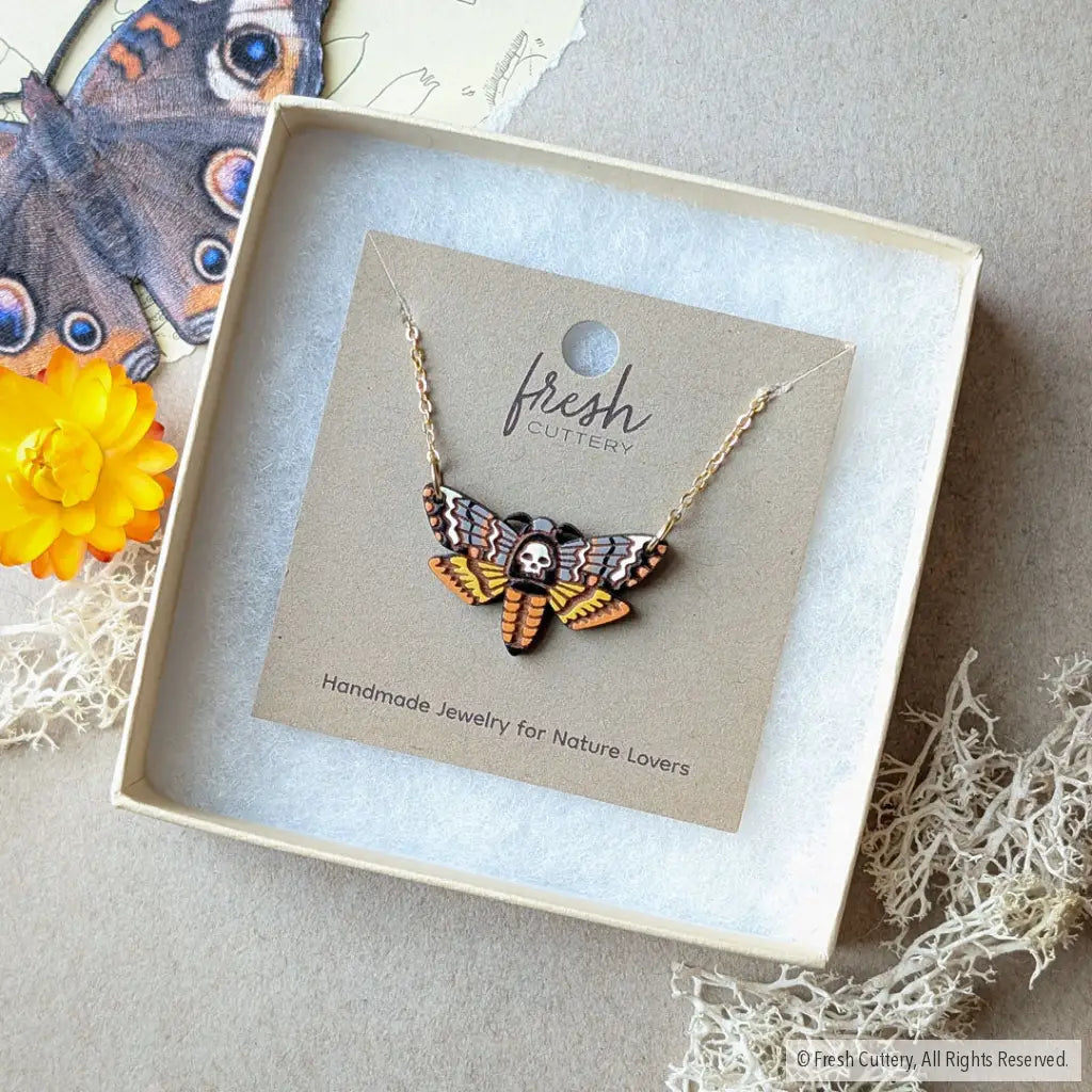 Death’s-head Hawkmoth Necklace - Necklaces