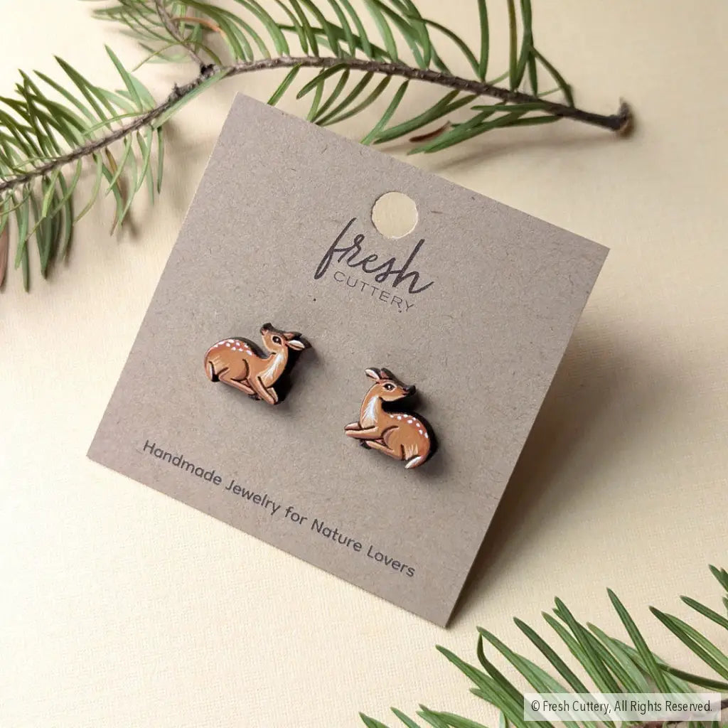 Deer Fawn Studs