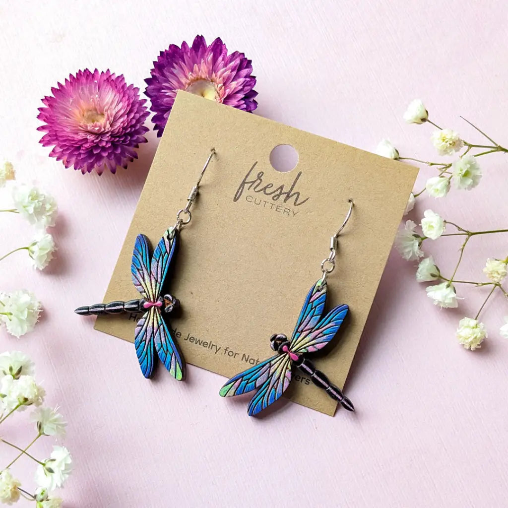 Dragonfly Earrings Dangle and Drop Earrings