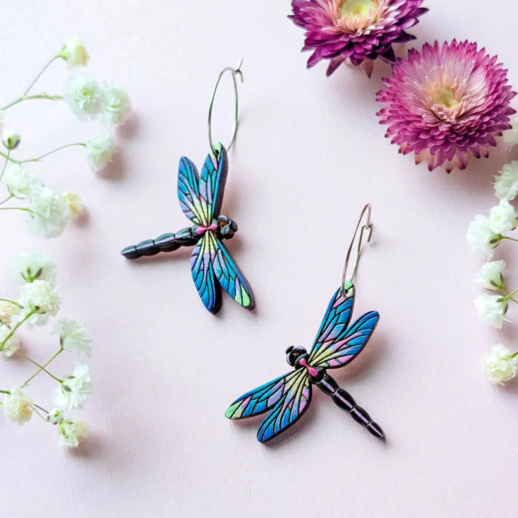Dragonfly Earrings Dangle and Drop Earrings