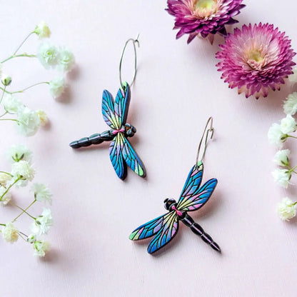 Dragonfly Earrings Dangle and Drop Earrings