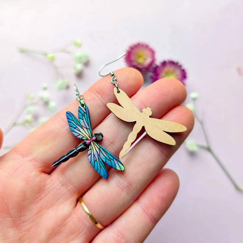 Dragonfly Earrings Dangle and Drop Earrings