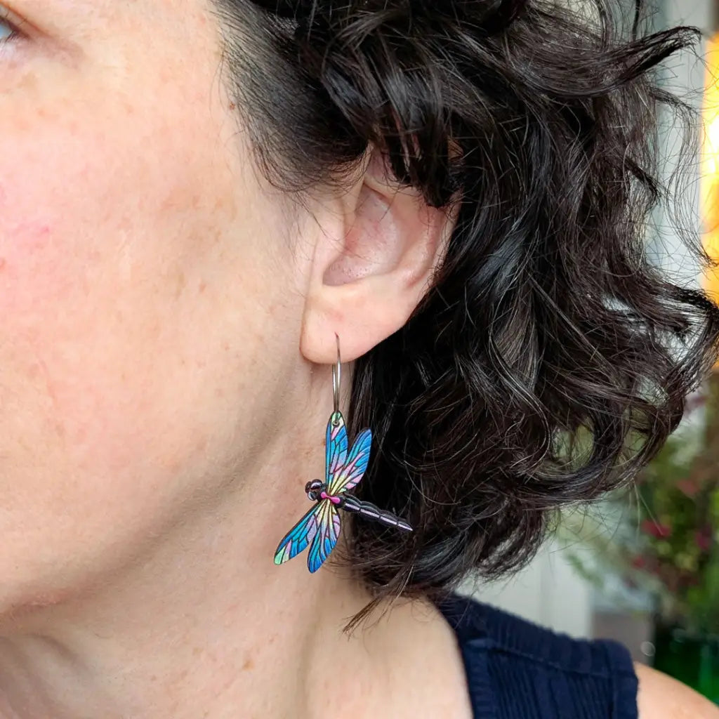 Dragonfly Earrings Dangle and Drop Earrings