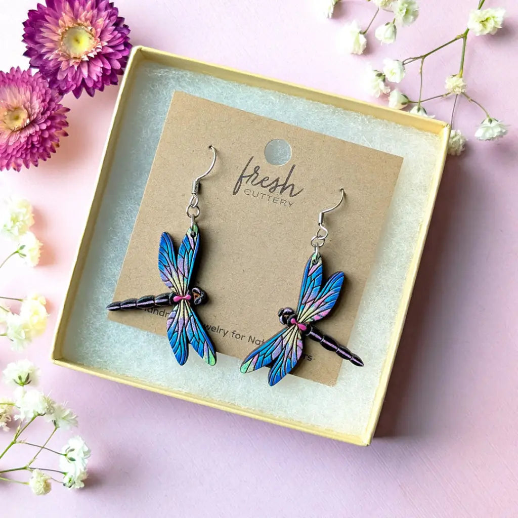 Dragonfly Earrings Dangle and Drop Earrings