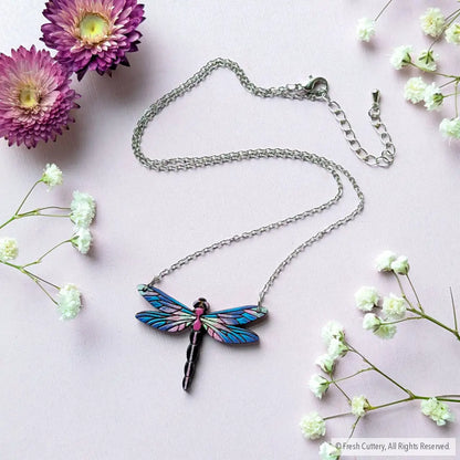 Dragonfly Necklace Silver Necklaces