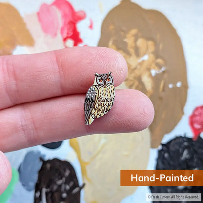 Eagle Owl Studs - Studs