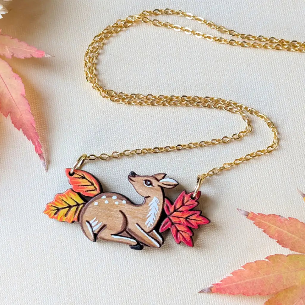 Fall Fawn Necklace Necklaces