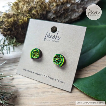 Fiddlehead Fern Studs