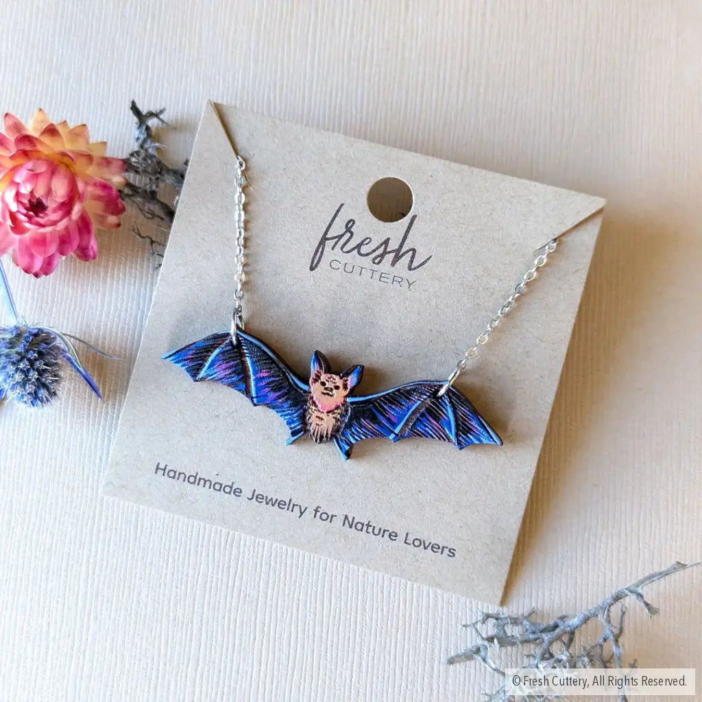 Flying Bat Necklace Necklaces