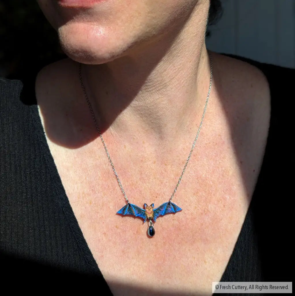 Flying Bat Necklace Necklaces