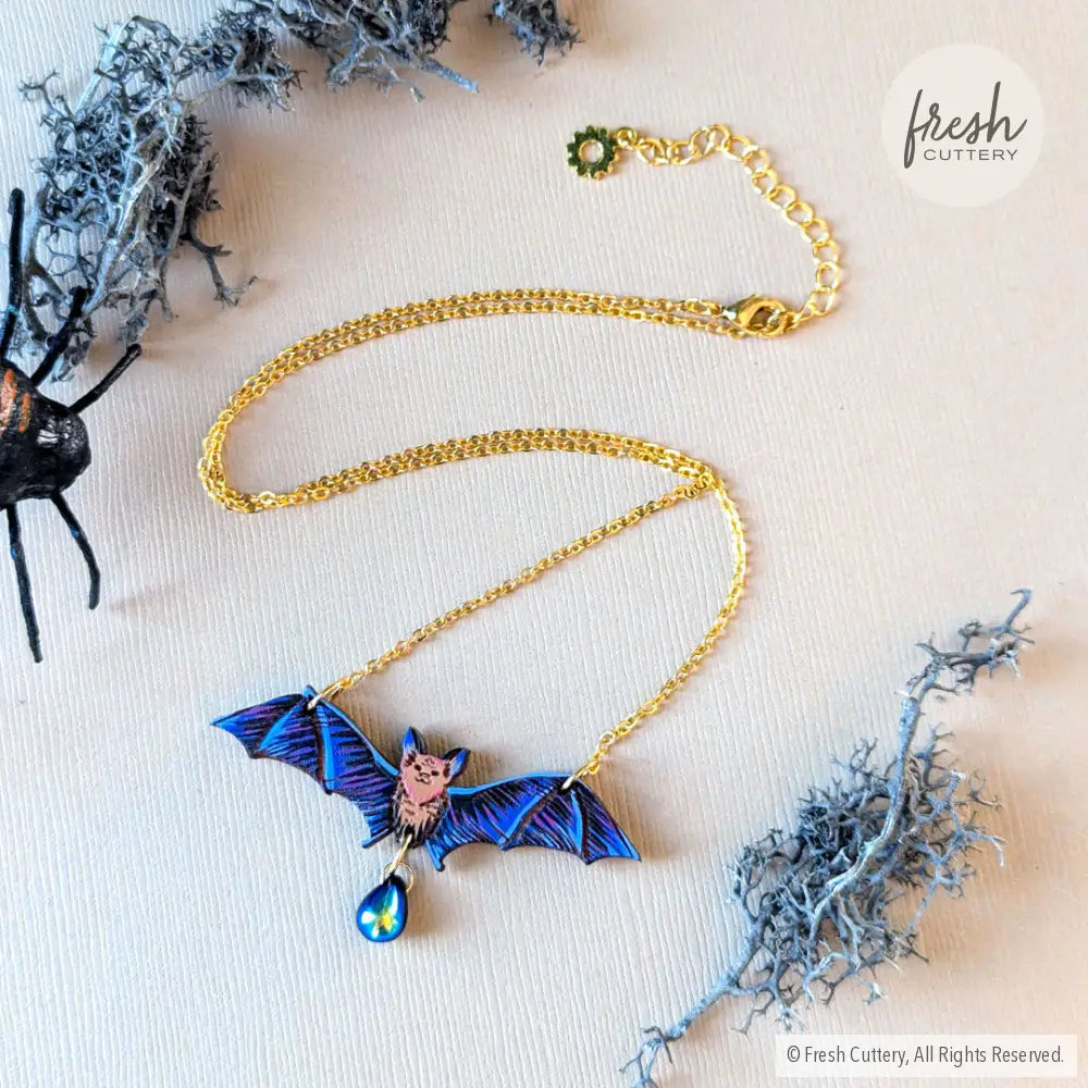 Flying Bat Necklace Necklaces