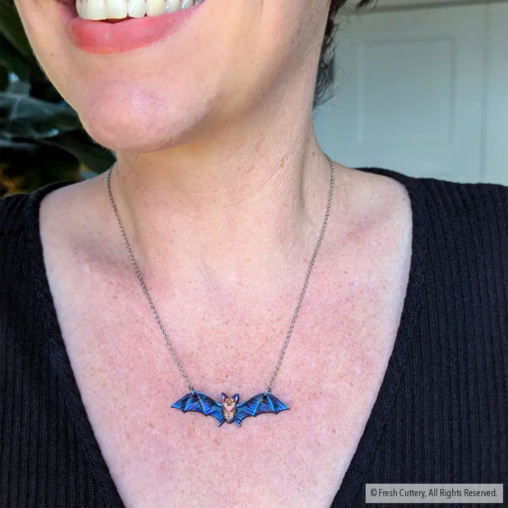 Flying Bat Necklace Necklaces
