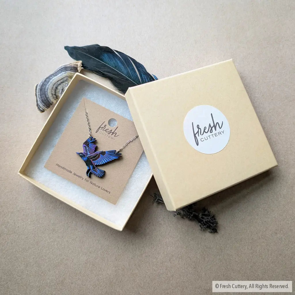 Flying Raven Necklace - Necklaces