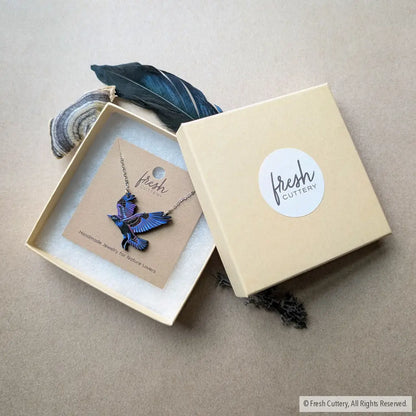 Flying Raven Necklace - Necklaces