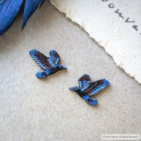 Flying Raven Studs - Studs