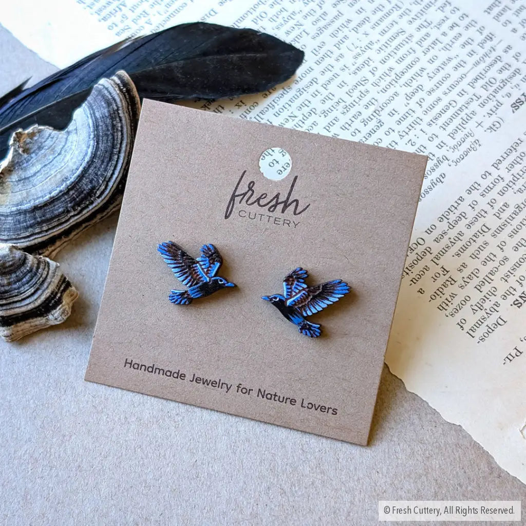 Flying Raven Studs - Studs