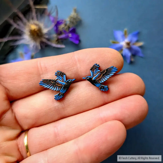 Flying Raven Studs - Studs