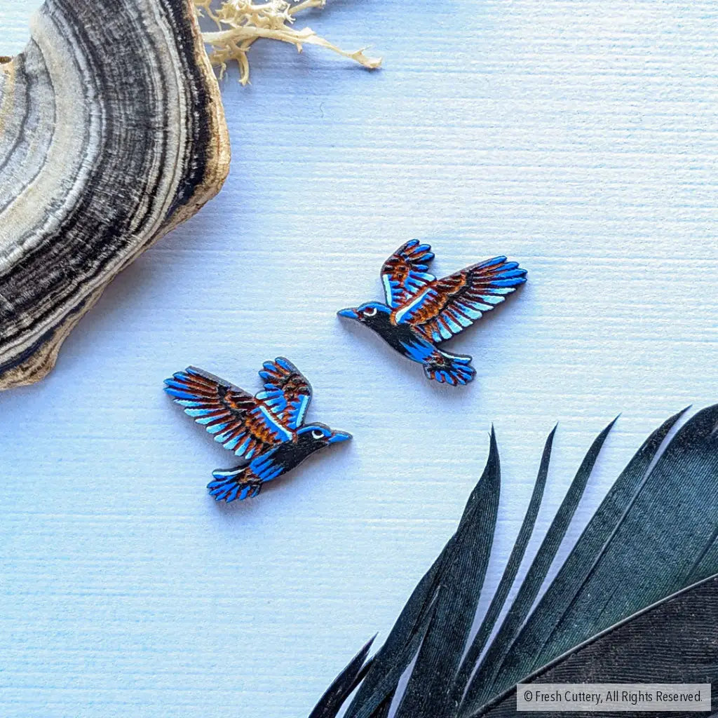 Flying Raven Studs - Studs