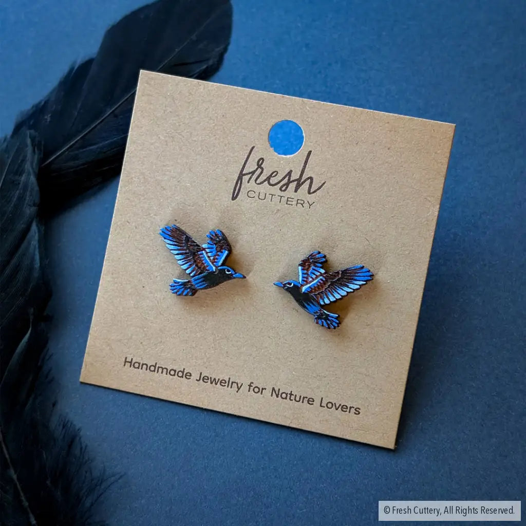Flying Raven Studs - Studs