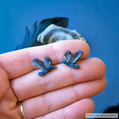 Flying Raven Studs - Studs