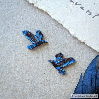 Flying Raven Studs - Studs