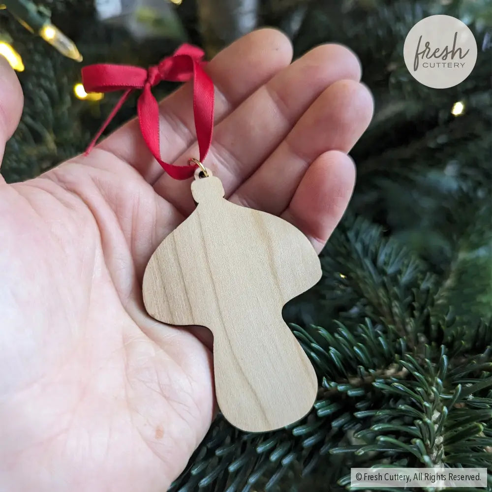 Folk Mushroom Ornament