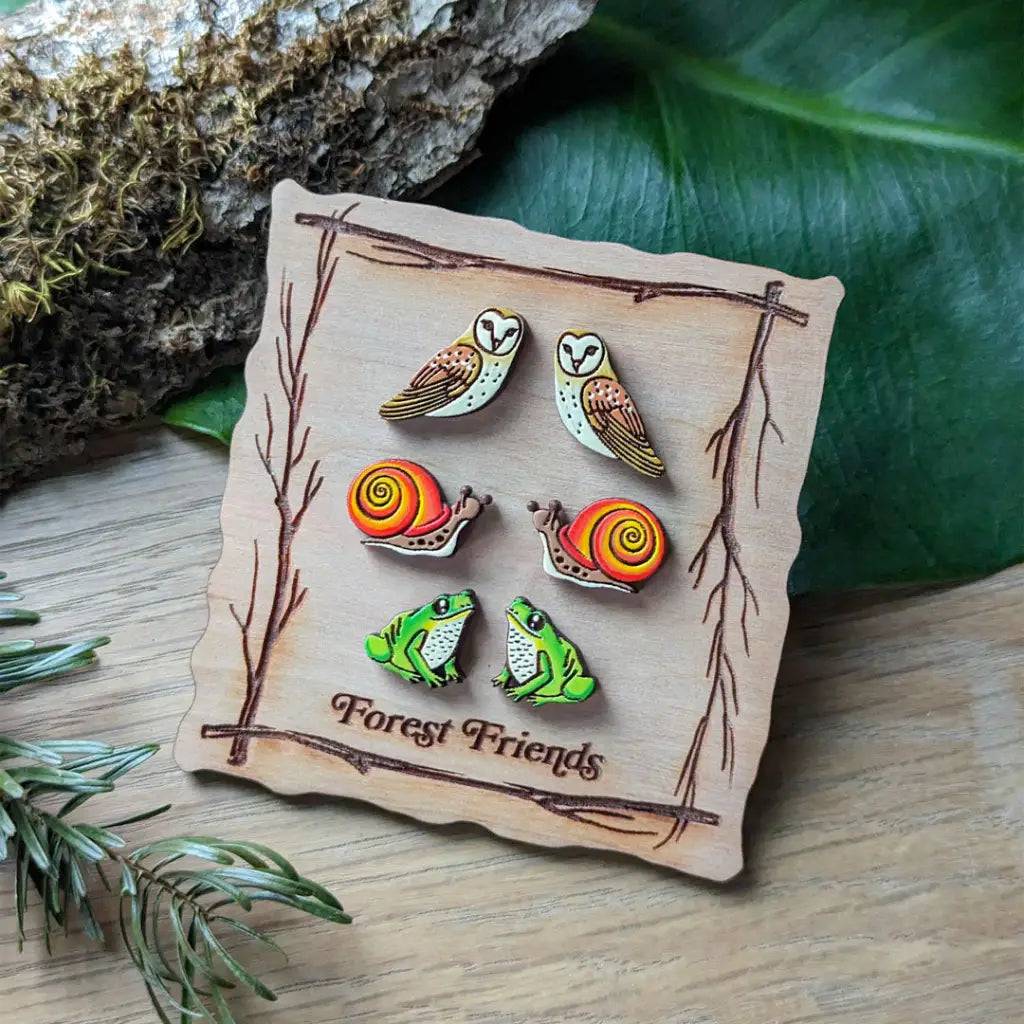 Forest Friends Stud Set Studs