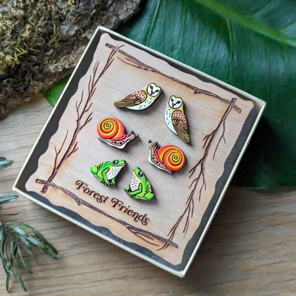 Forest Friends Stud Set Studs