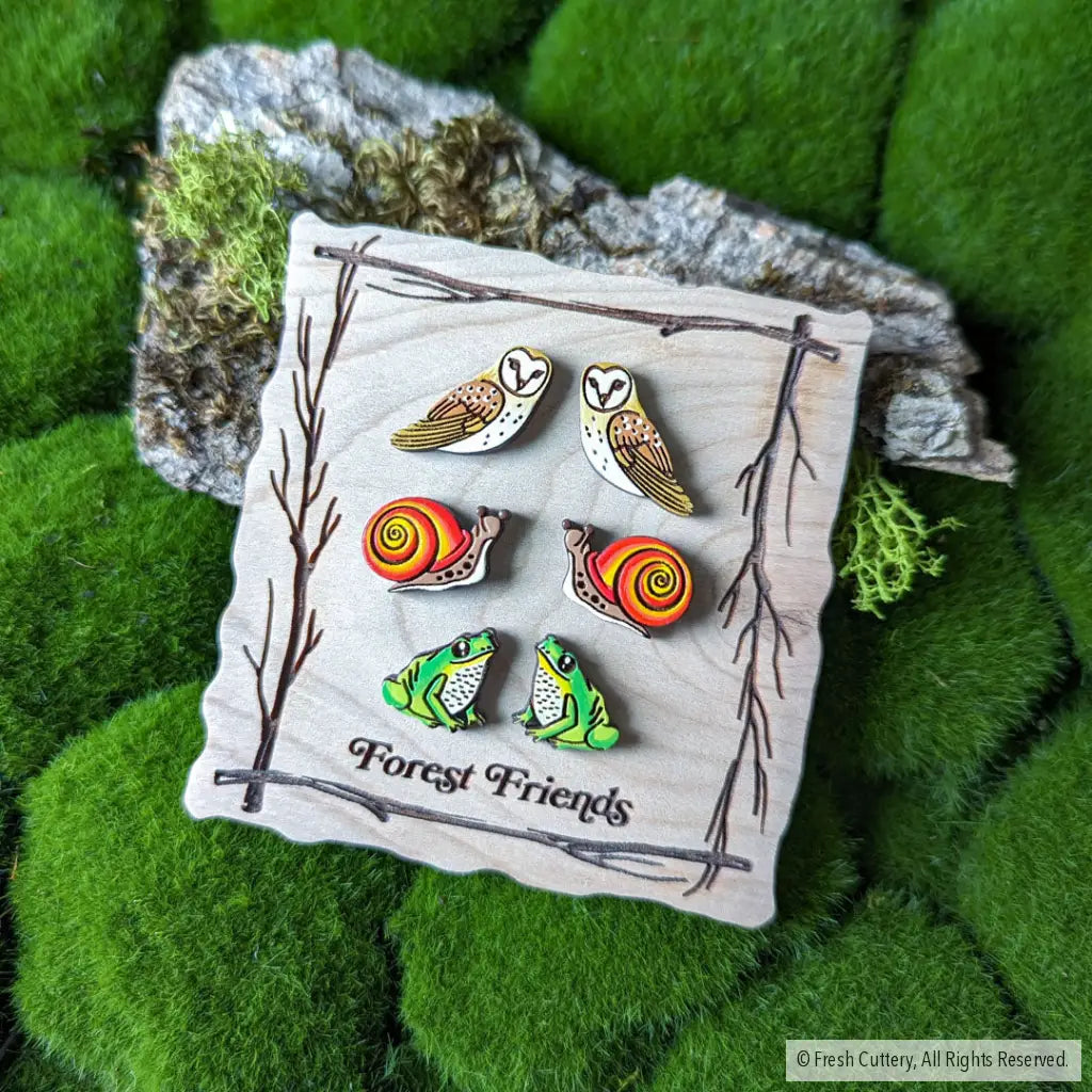 Forest Friends Stud Set Studs