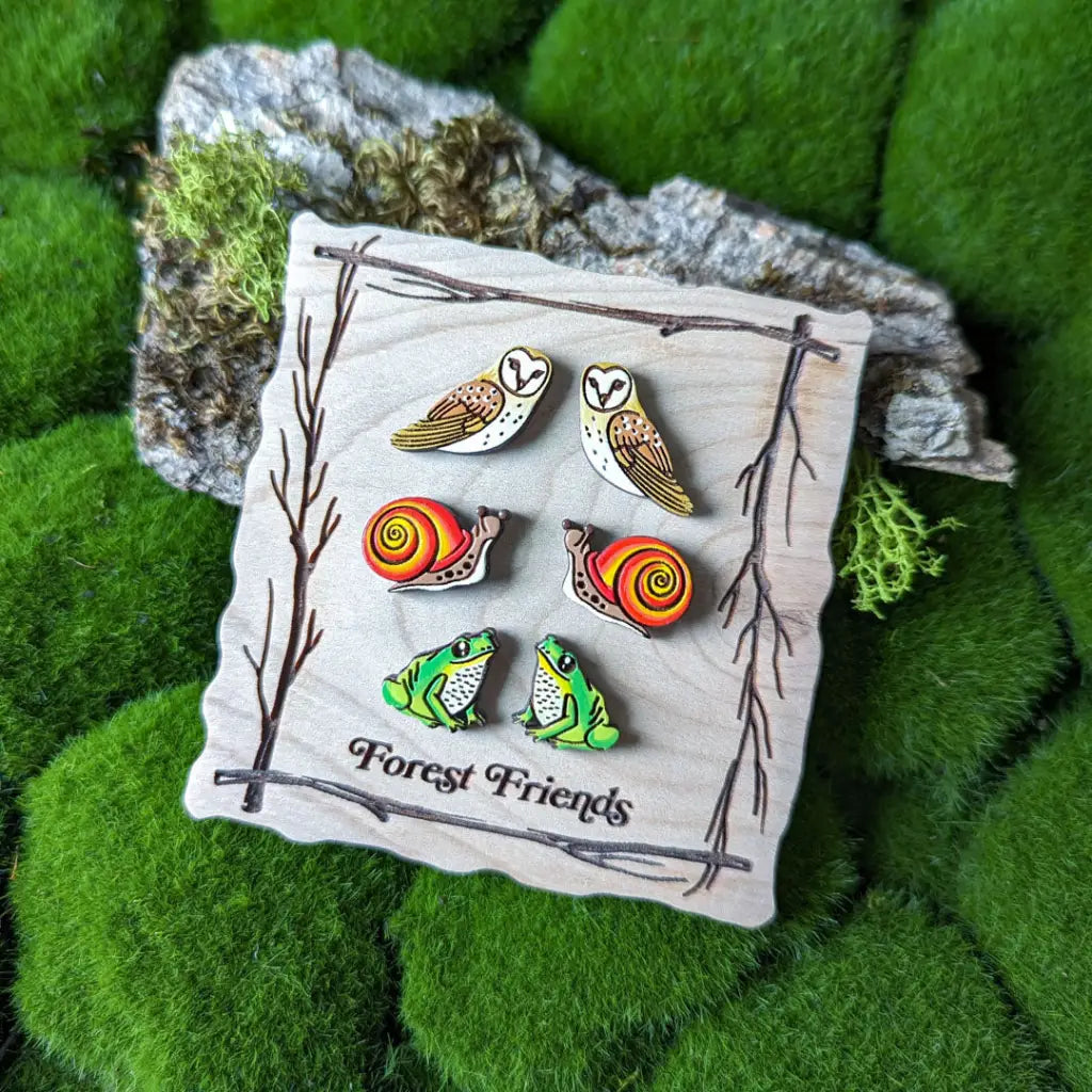 Forest Friends Stud Set Studs