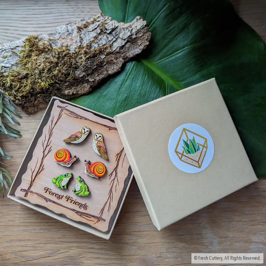 Forest Friends Stud Set Studs