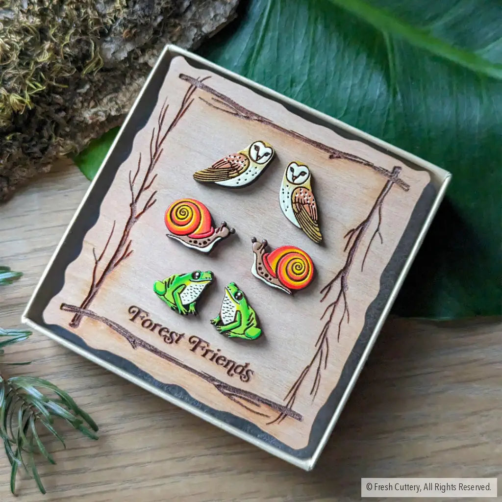 Forest Friends Stud Set Studs